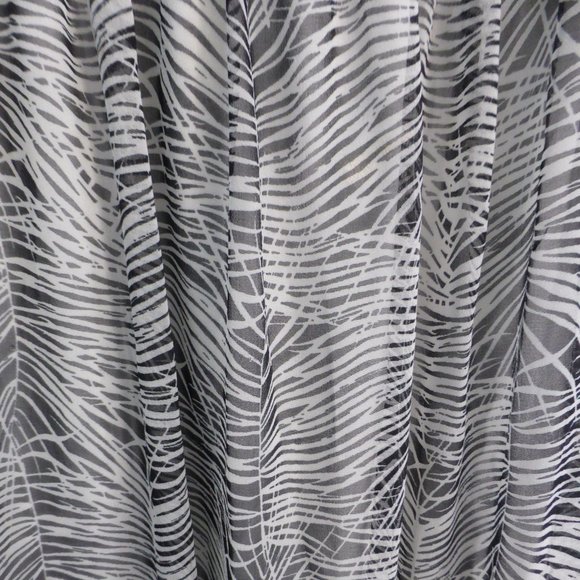 ROXY, medium, long dress, teal and black and white - Picture 5 of 7